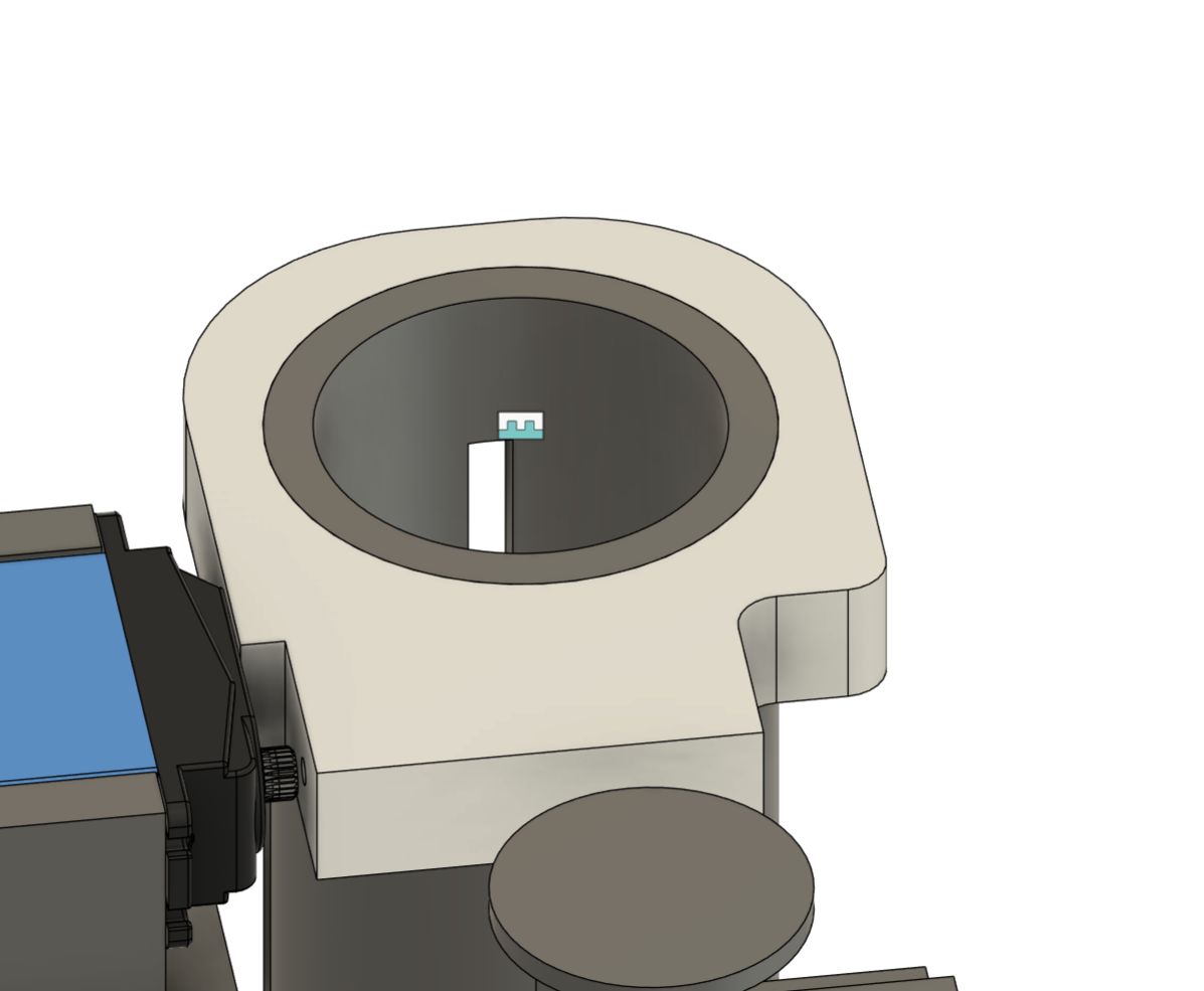 CAD of the cartridge holder