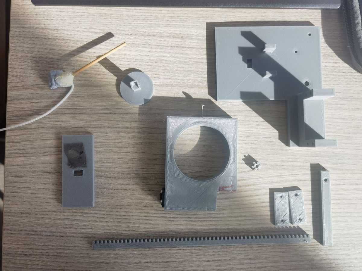 All printed launcher parts