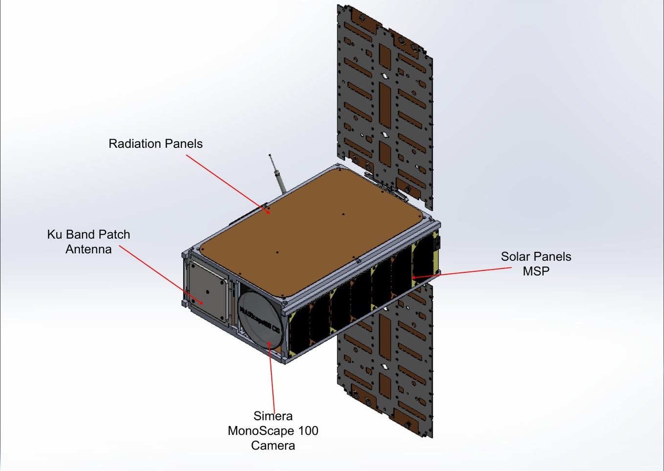 Galassia 5 CubeSat CAD render